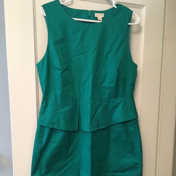 J. Crew Peplum Shift Dress - Picture 1 of 2